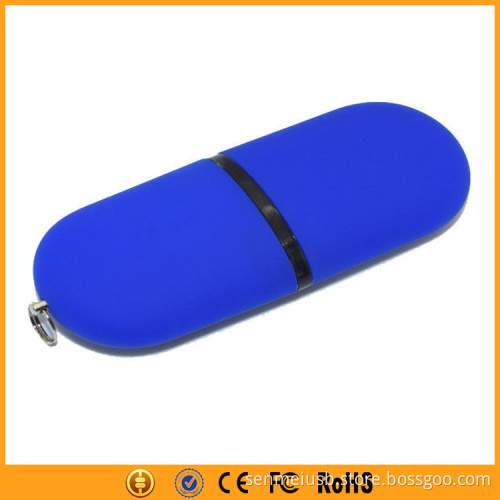 Custom Plastic 8GB 16GB USB 2.0 pendriver pill shape